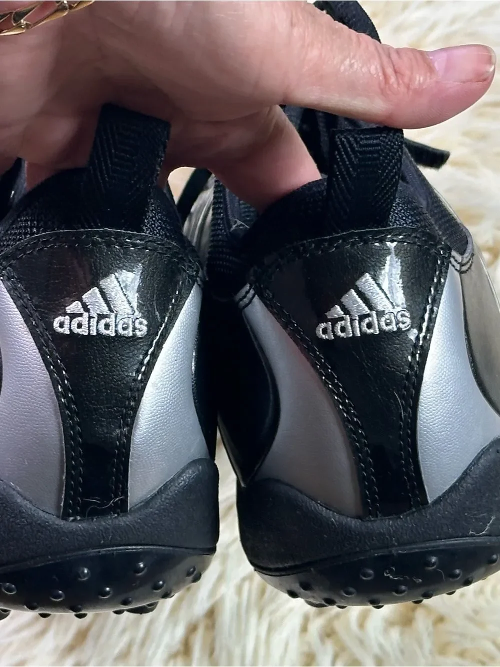 adidas Black soccer cleats Athletic  Sneakers